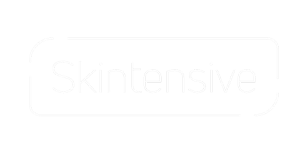 Skintensive white logo